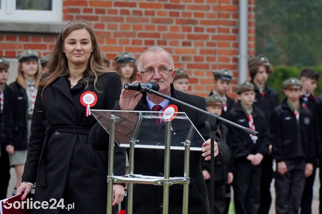 Uroczyste świętowanie Niepodległości w Łużnej 11.11