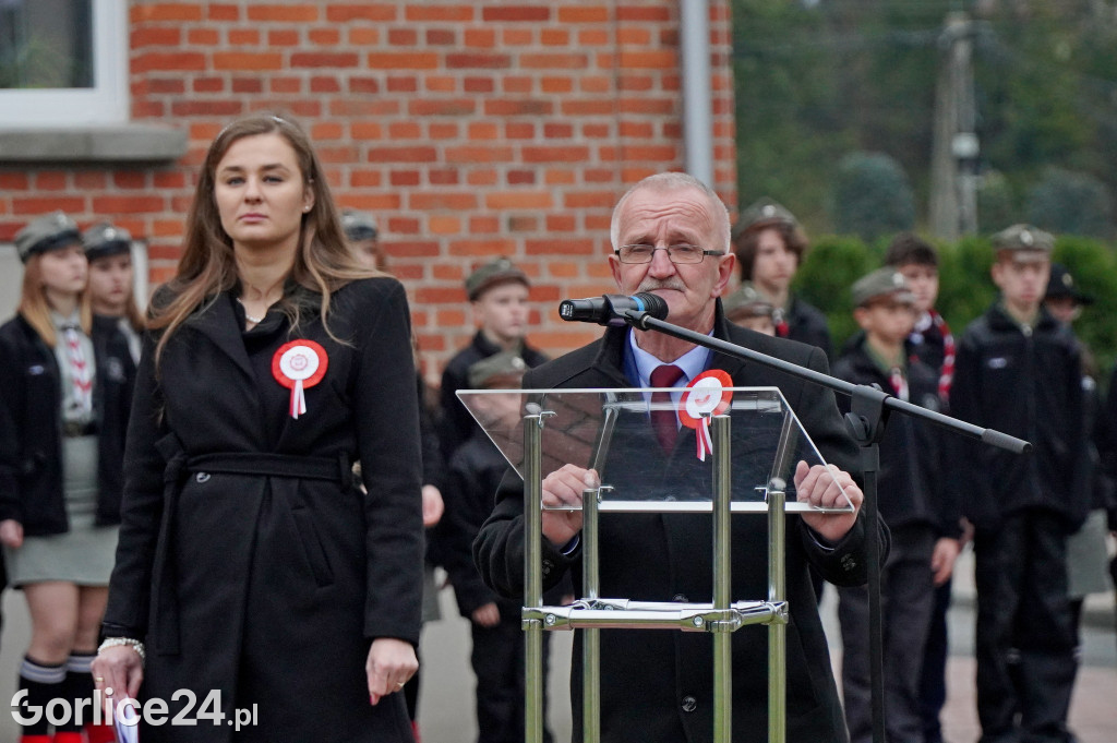 Uroczyste świętowanie Niepodległości w Łużnej 11.11