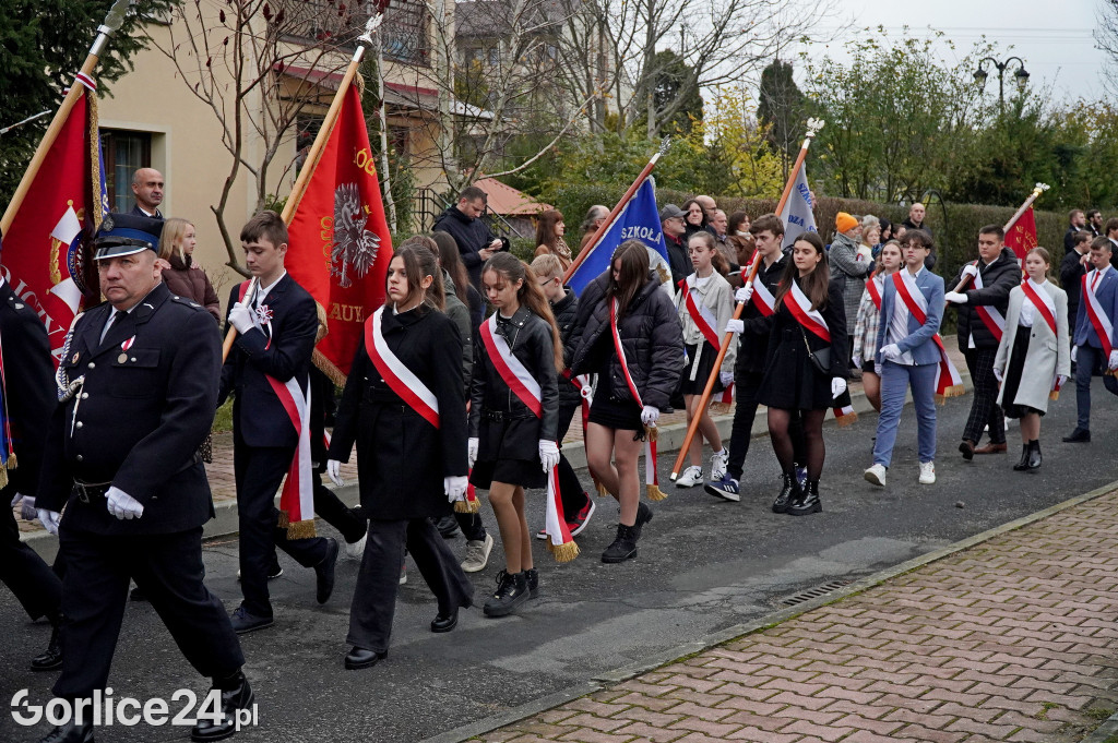 Uroczyste świętowanie Niepodległości w Łużnej 11.11