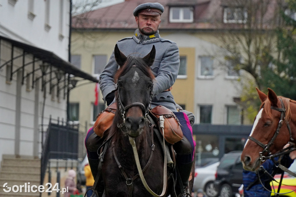 Uroczyste świętowanie Niepodległości w Łużnej 11.11