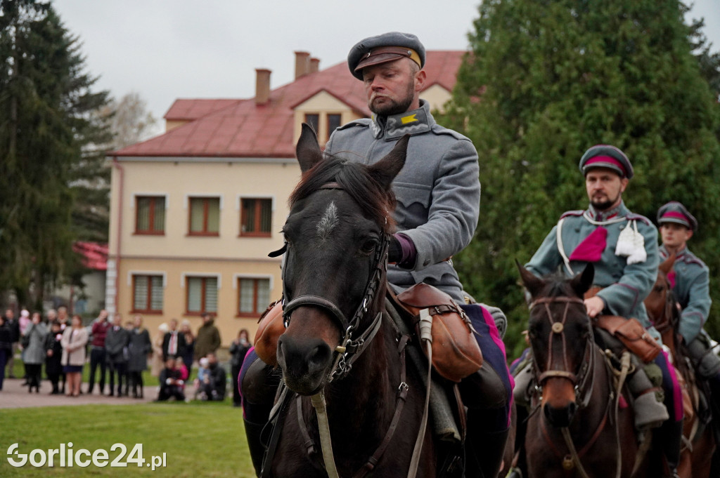 Uroczyste świętowanie Niepodległości w Łużnej 11.11