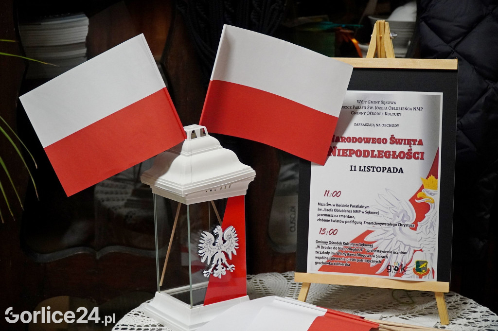Święto Niepodległości w Gminnym Ośrodku Kultury w Sękowej
