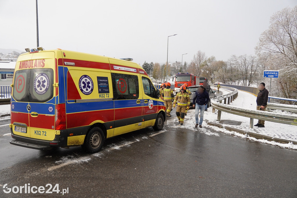 Kolizja na moście 