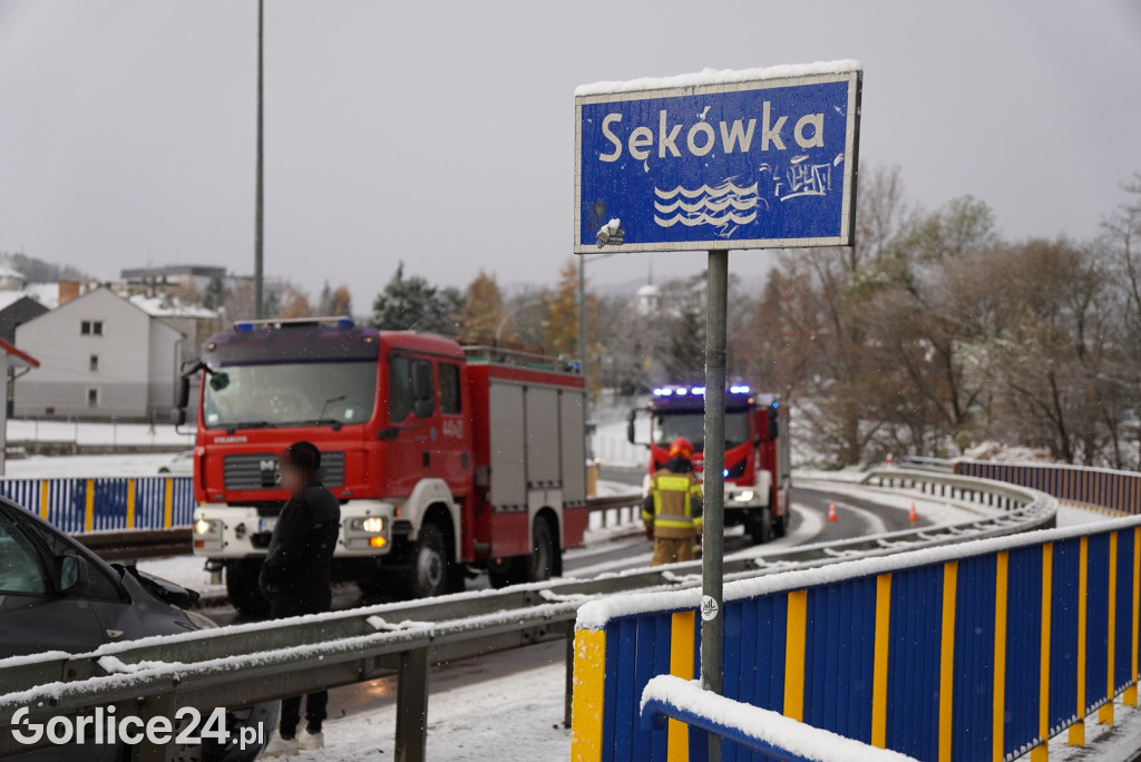 Kolizja na moście 