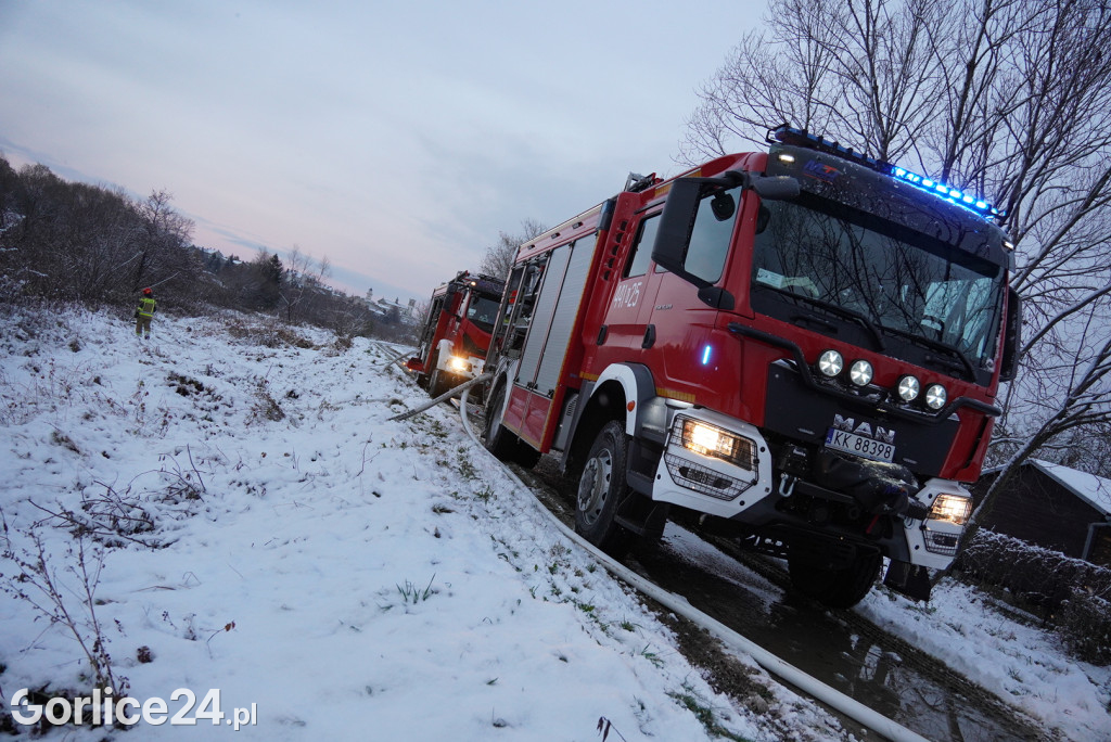 Pożar przy ulicy Kościuszki (25.11.)