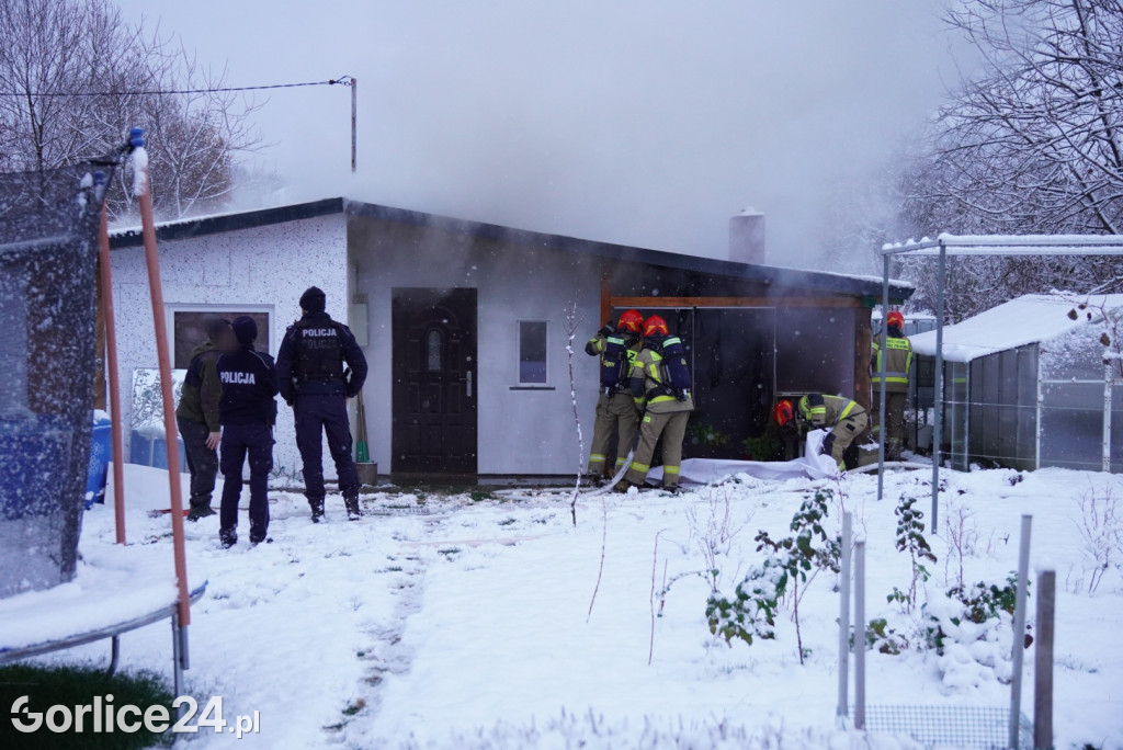Pożar przy ulicy Kościuszki (25.11.)