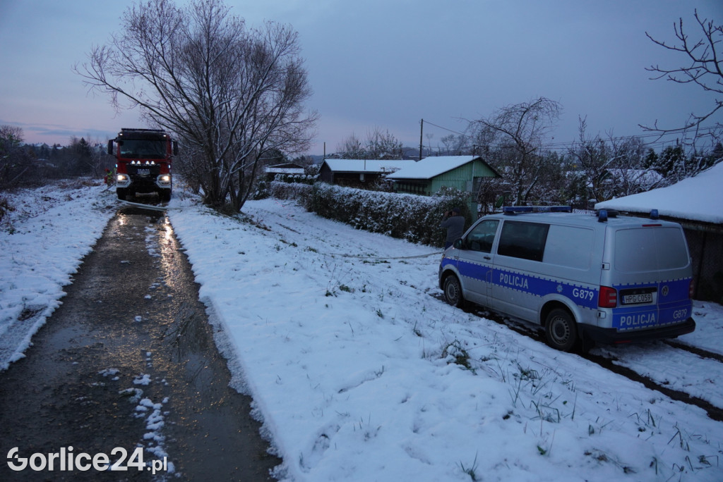 Pożar przy ulicy Kościuszki (25.11.)
