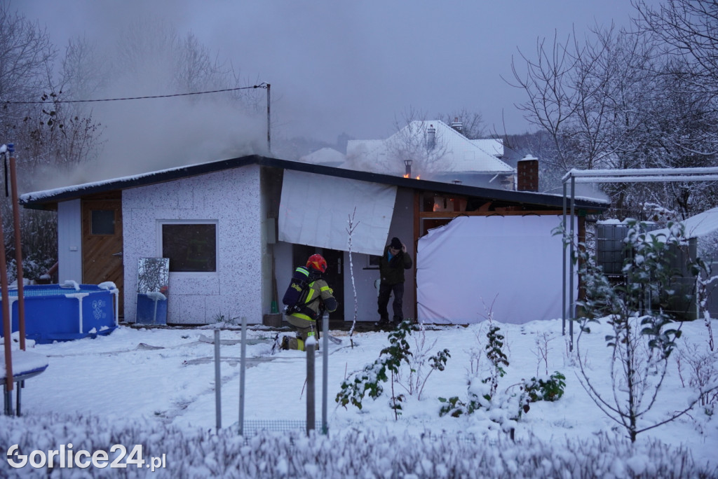 Pożar przy ulicy Kościuszki (25.11.)