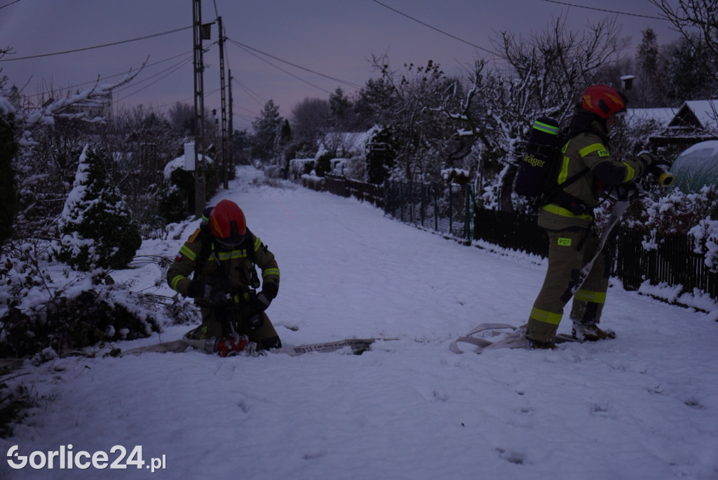 Pożar przy ulicy Kościuszki (25.11.)
