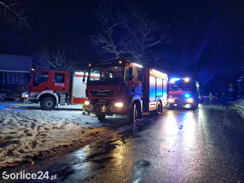 Pożar domu w Bielance (28.11.)
