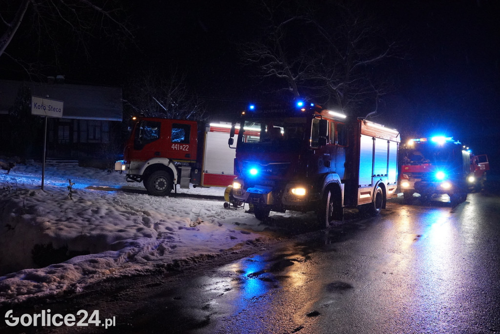 Pożar domu w Bielance (28.11.)