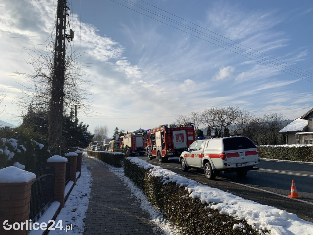 Ropica Polska. Wypadek przy wodociągach (30.11.)