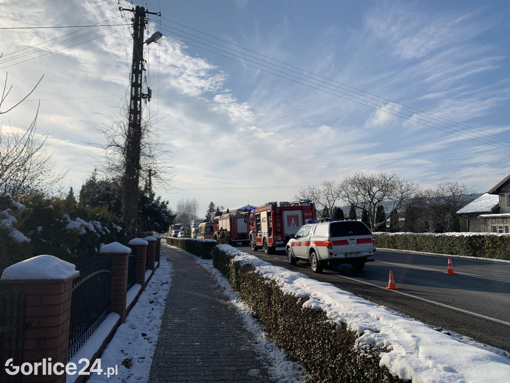Ropica Polska. Wypadek przy wodociągach (30.11.)