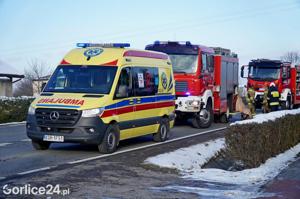 Ropica Polska. Wypadek przy wodociągach (30.11.)