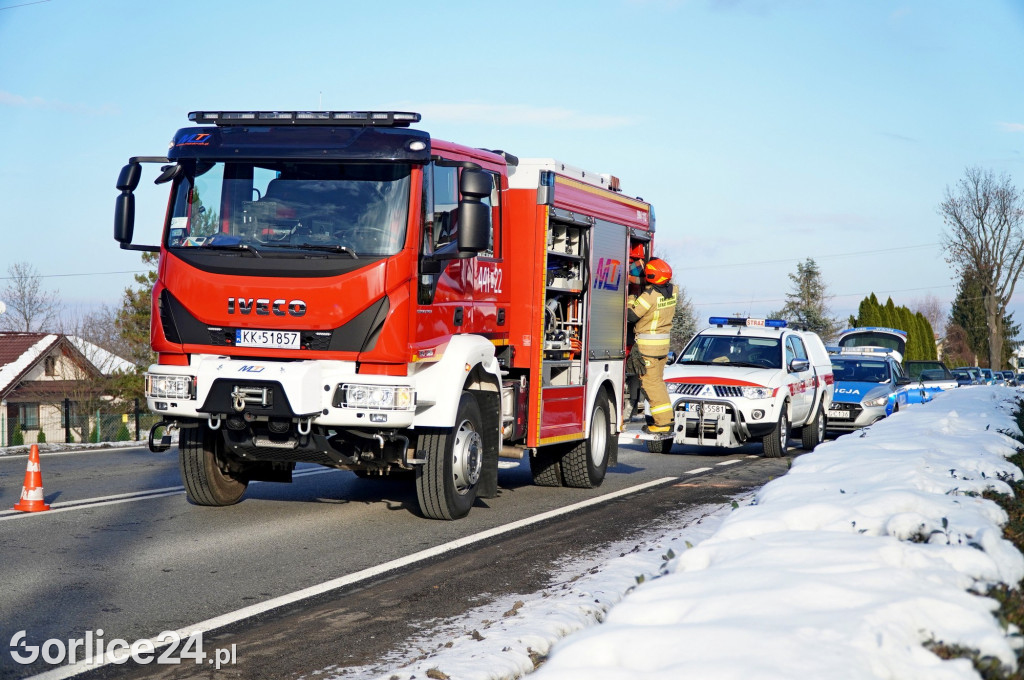 Ropica Polska. Wypadek przy wodociągach (30.11.)