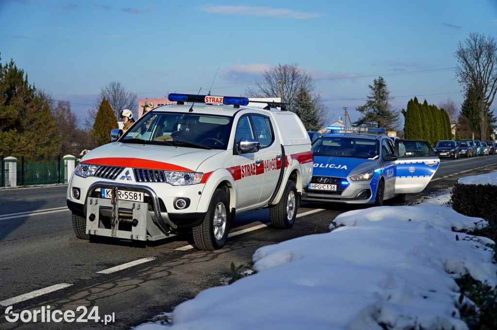 Ropica Polska. Wypadek przy wodociągach (30.11.)
