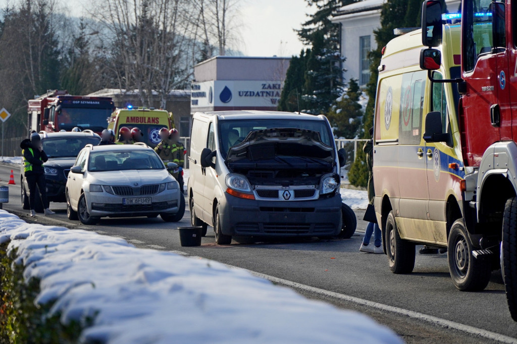 Ropica Polska. Wypadek przy wodociągach (30.11.)