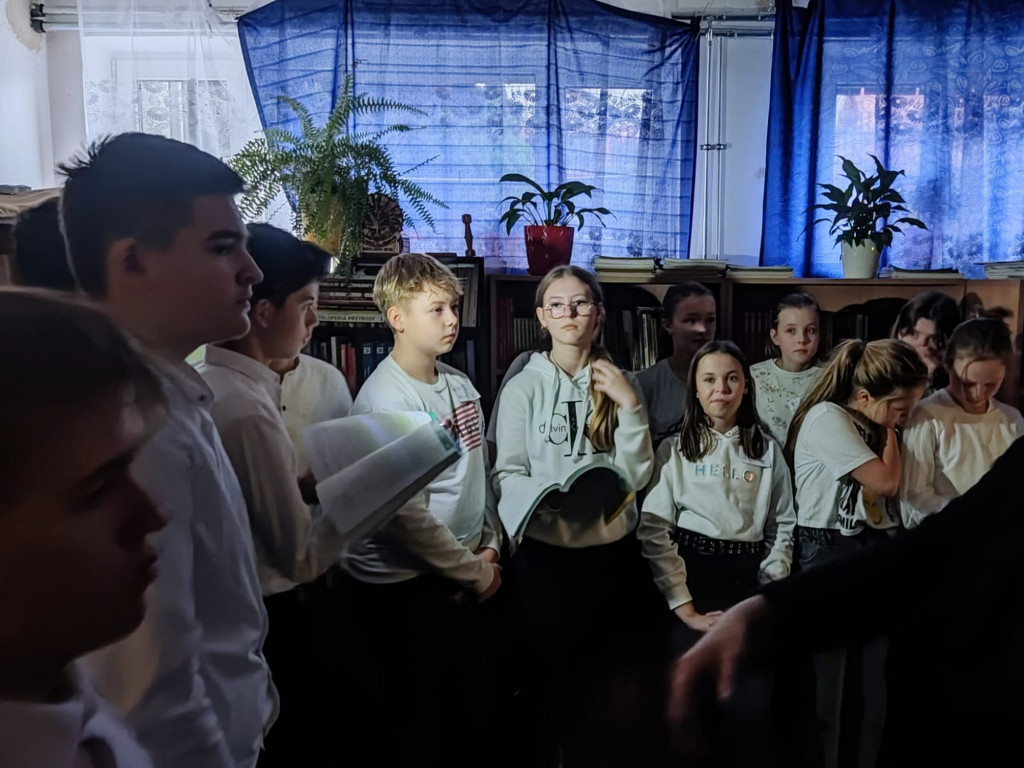 Dziady część II w Szkole Podstawowej w Jankowej 1.12