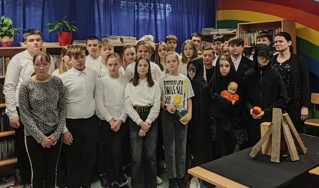 Dziady część II w Szkole Podstawowej w Jankowej 1.12