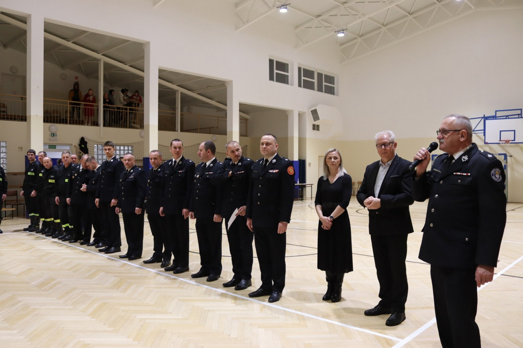  Gminne halowe zawody strażaków w Siedliskach 03.12.2023