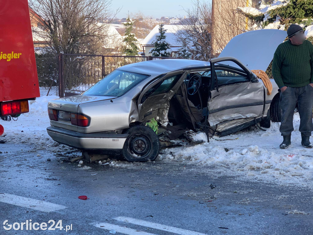 Wypadek w Siedliskach (05.12.)