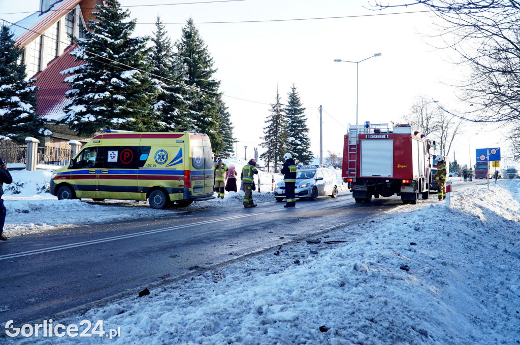 Wypadek w Siedliskach (05.12.)