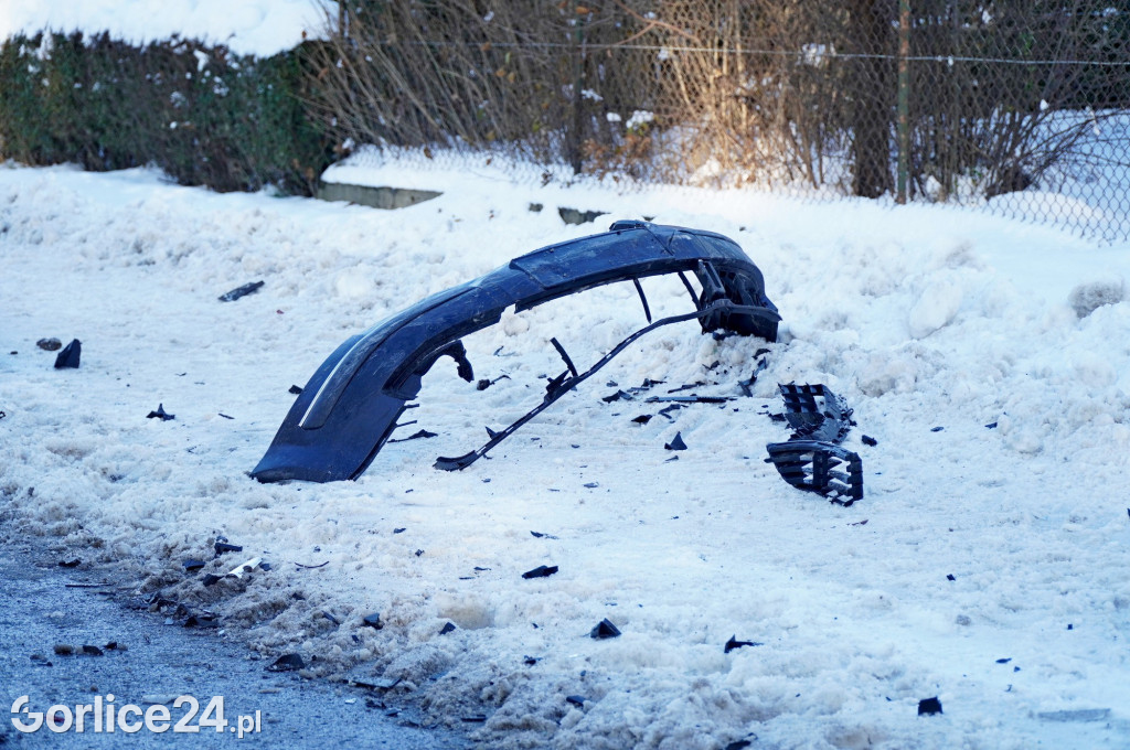Wypadek w Siedliskach (05.12.)