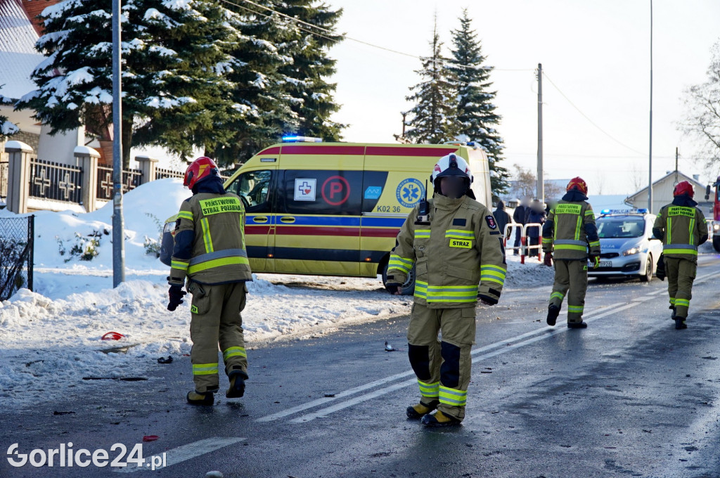 Wypadek w Siedliskach (05.12.)
