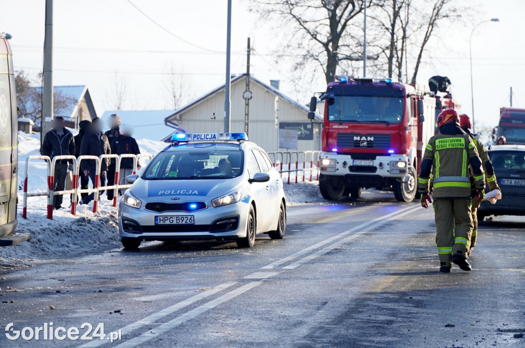 Wypadek w Siedliskach (05.12.)