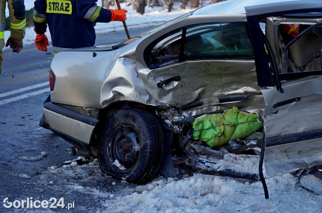 Wypadek w Siedliskach (05.12.)