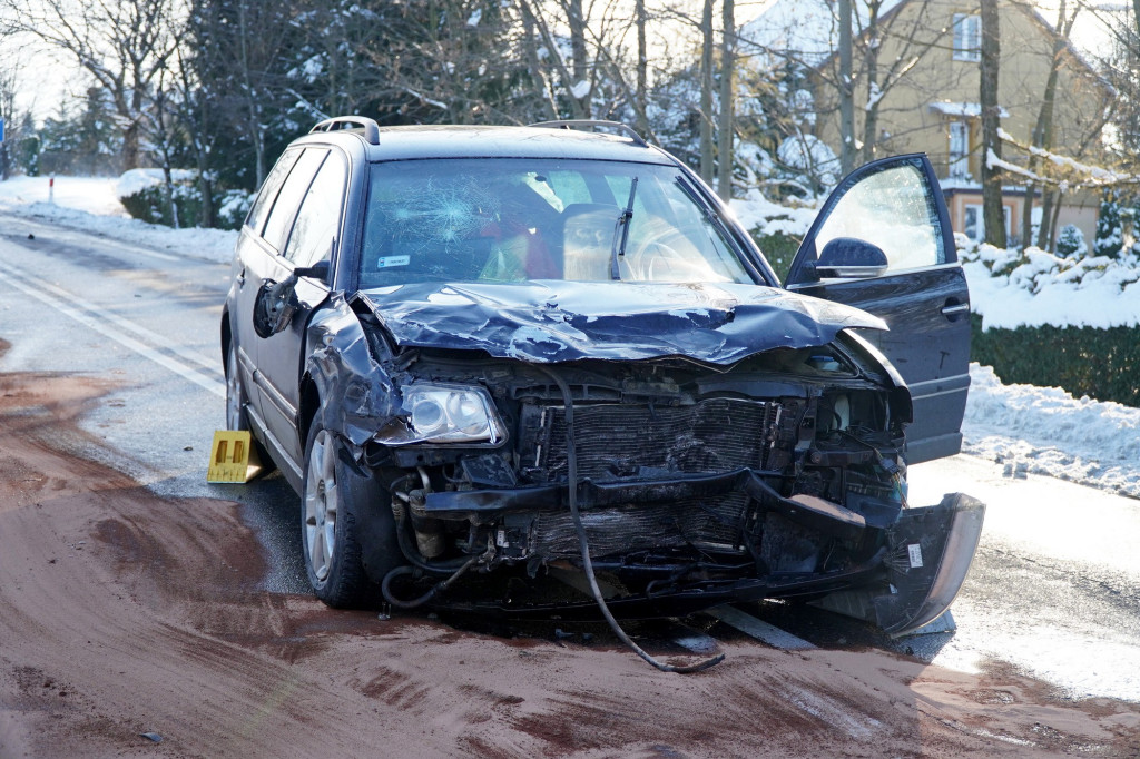 Wypadek w Siedliskach (05.12.)