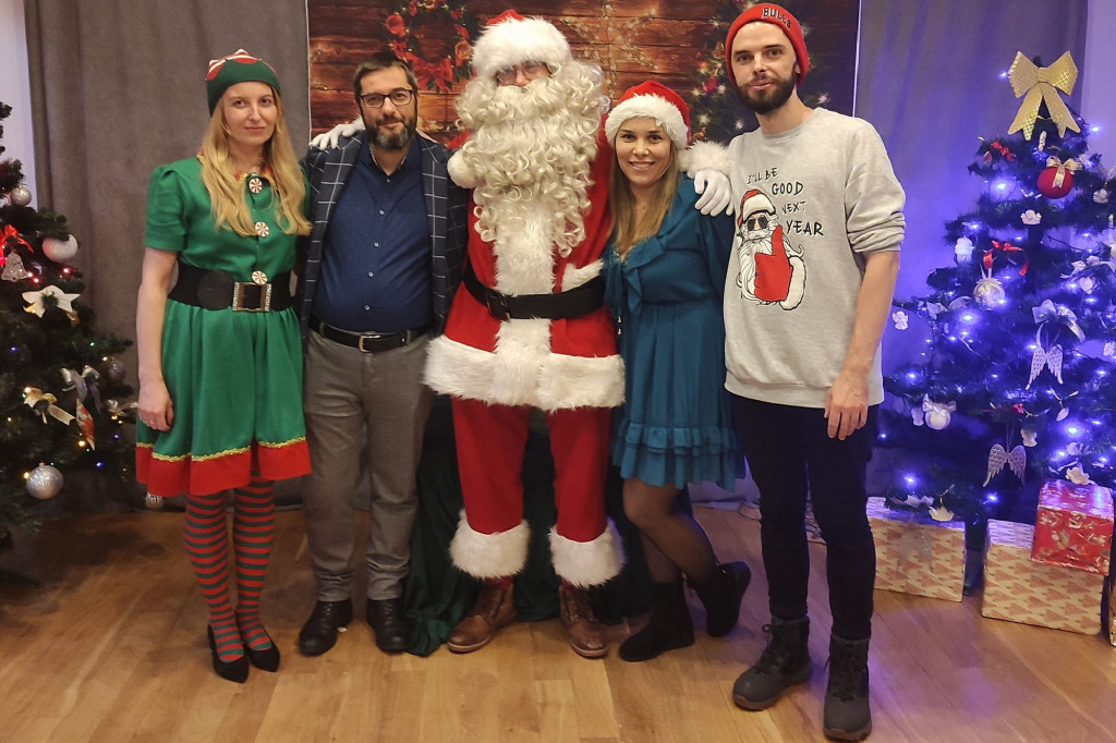 Święty Mikołaj w Klubie Jubilat