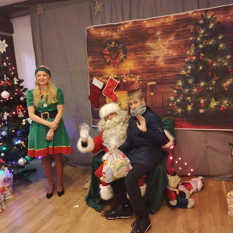 Święty Mikołaj w Klubie Jubilat