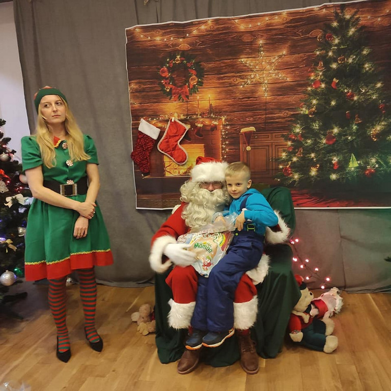 Święty Mikołaj w Klubie Jubilat
