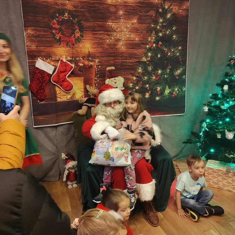 Święty Mikołaj w Klubie Jubilat