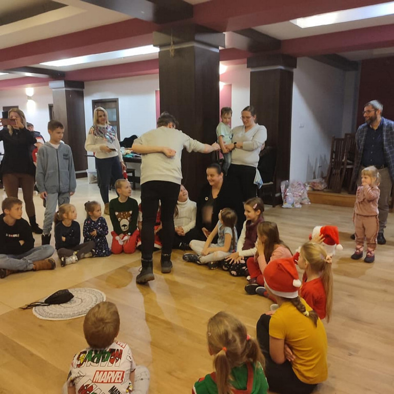 Święty Mikołaj w Klubie Jubilat