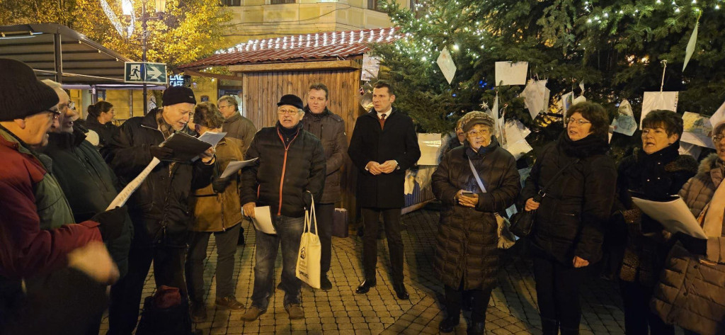 Burmistrz Gorlic na wigilii w Nyiregyhazie