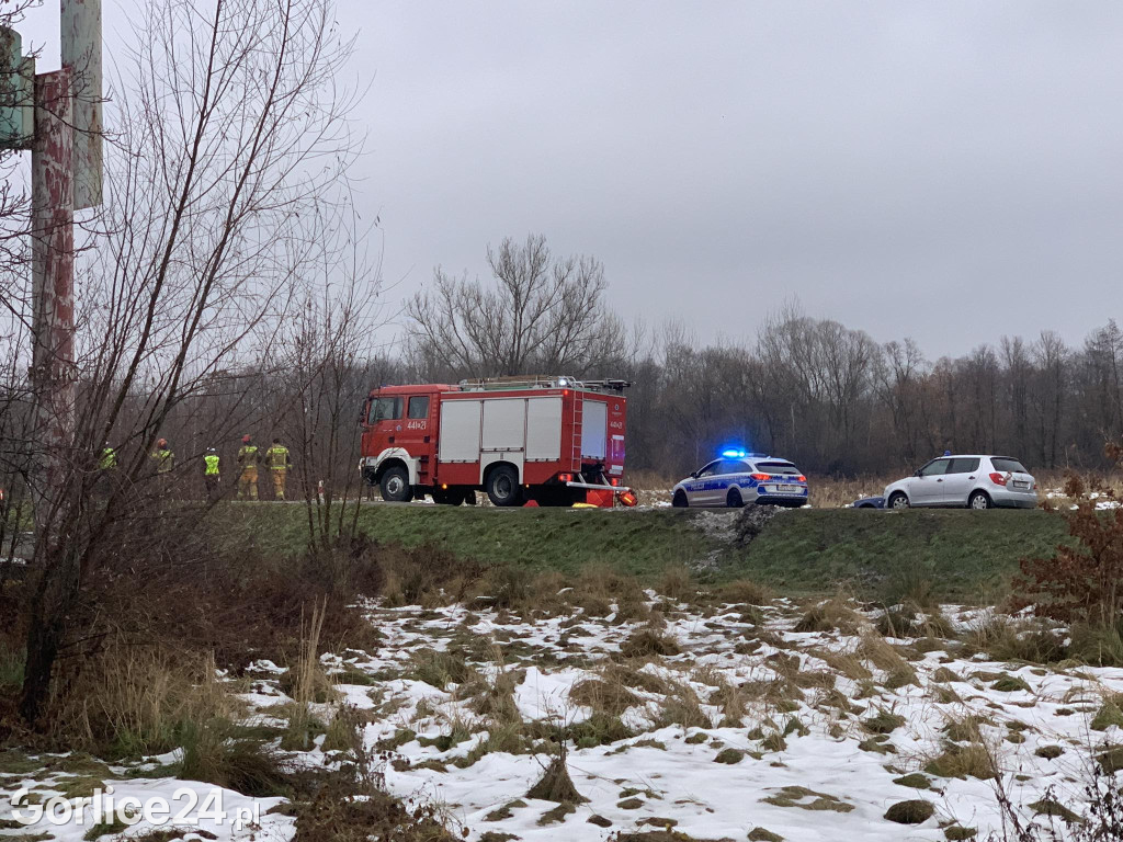 Wypadek na ul. Bieckiej w Gorlicach (15.12.)
