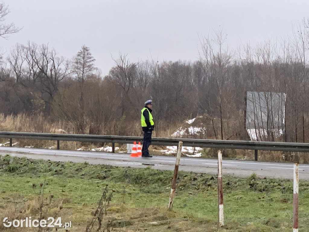 Wypadek na ul. Bieckiej w Gorlicach (15.12.)