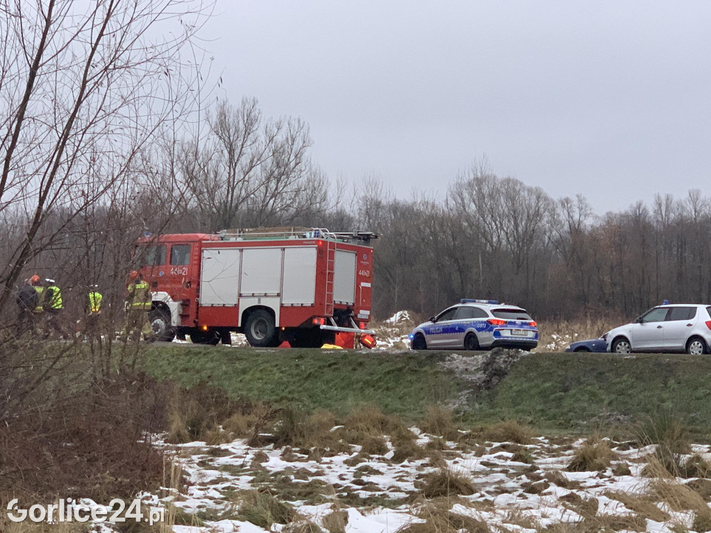 Wypadek na ul. Bieckiej w Gorlicach (15.12.)