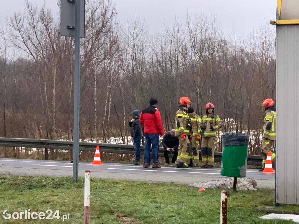 Wypadek na ul. Bieckiej w Gorlicach (15.12.)
