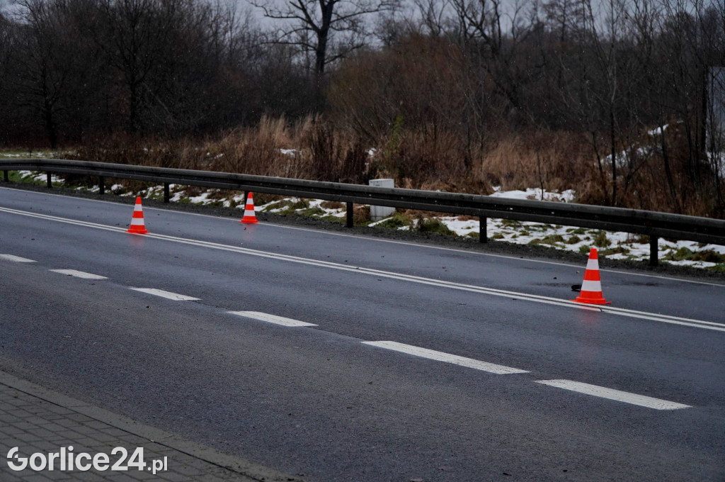 Wypadek na ul. Bieckiej w Gorlicach (15.12.)