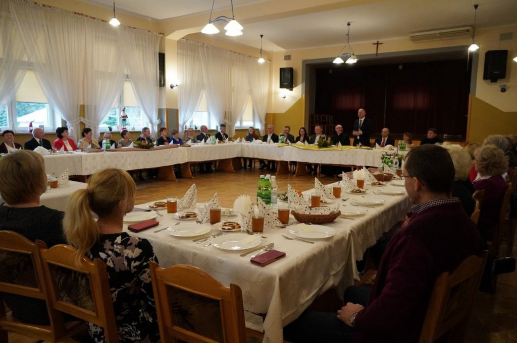 Spotkanie wigilijne organizowane przez klub SENIOR+