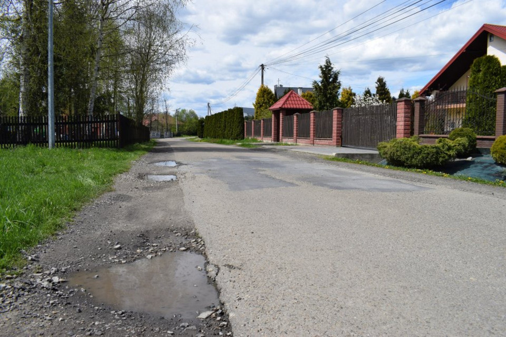 Rozbudowa drogi w Lipinkach