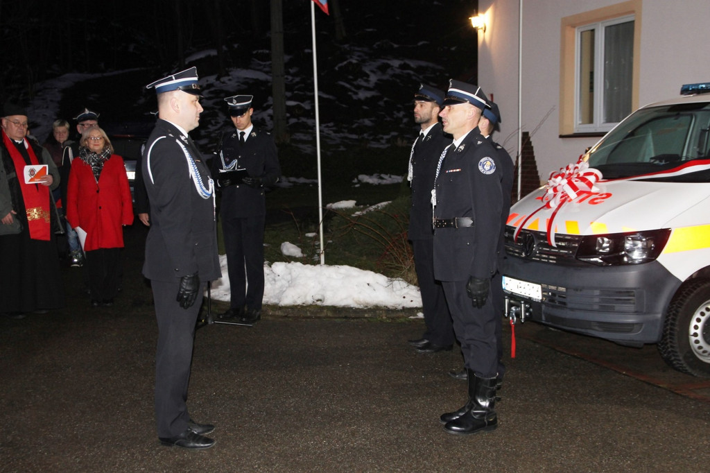 Nowy wóz bojowy dla OSP Małastów (17.12)