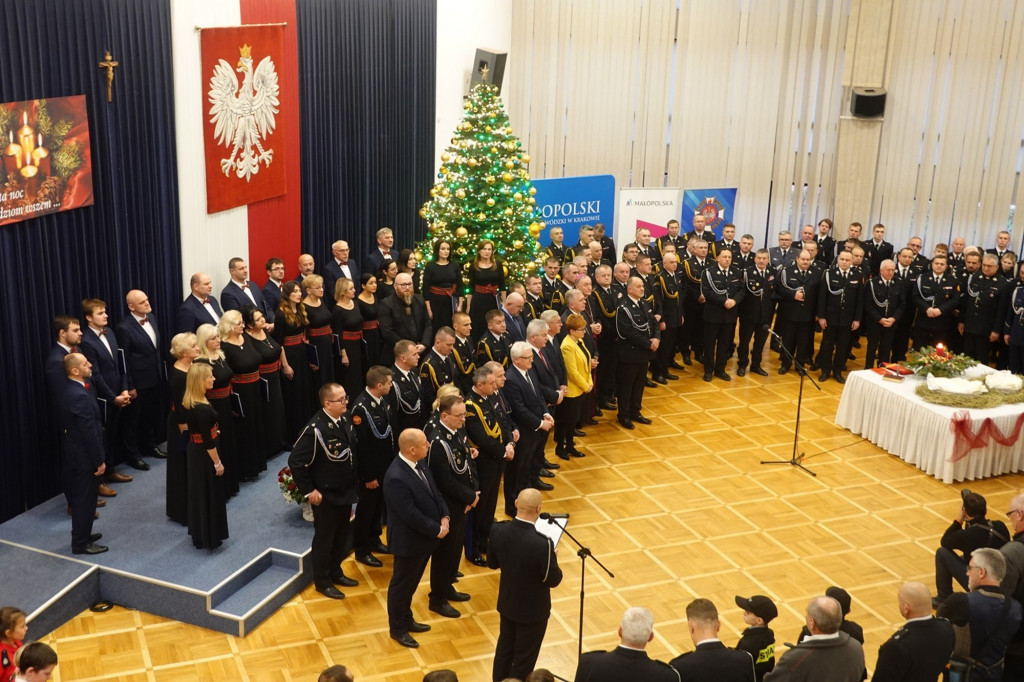 Spotkanie opłatkowe OSP w Tarnowie (17.12)