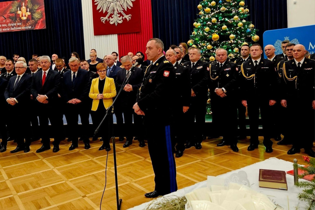 Spotkanie opłatkowe OSP w Tarnowie (17.12)