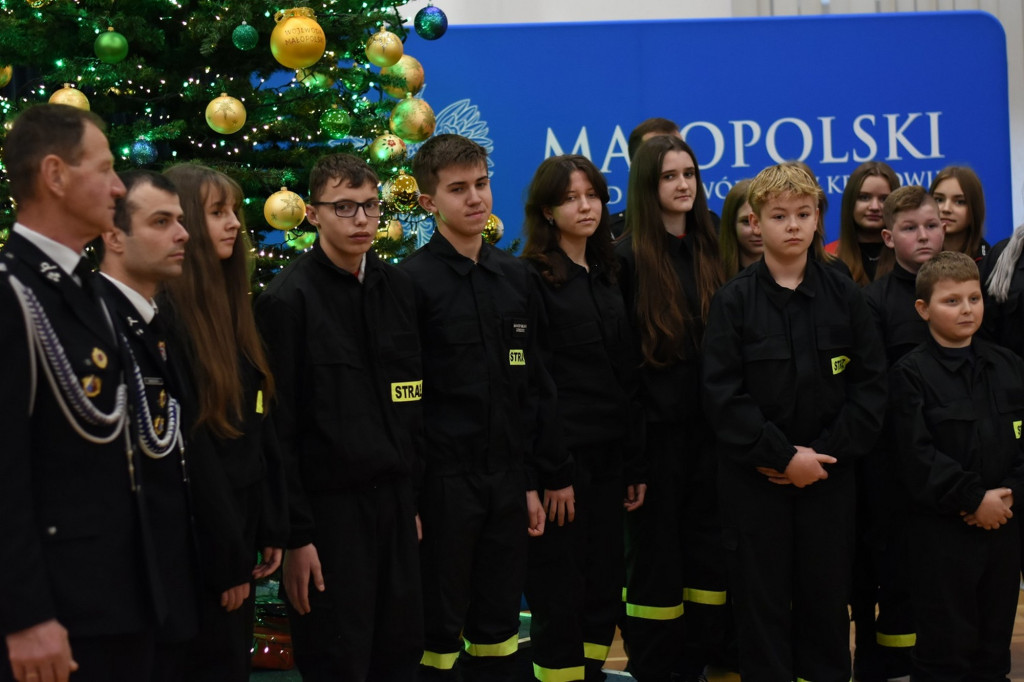 Spotkanie opłatkowe OSP w Tarnowie (17.12)