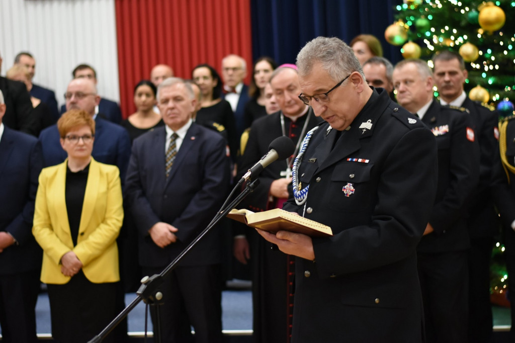 Spotkanie opłatkowe OSP w Tarnowie (17.12)