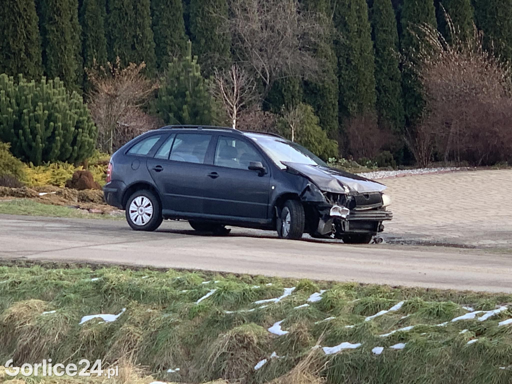 Kolizja w Klęczanach (19.12.)